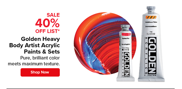 Golden Heavy Body Artist Acrylic Paints & Sets