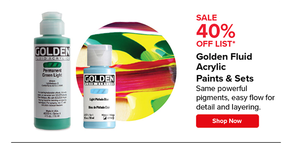 Golden Fluid Acrylic Paint & Sets