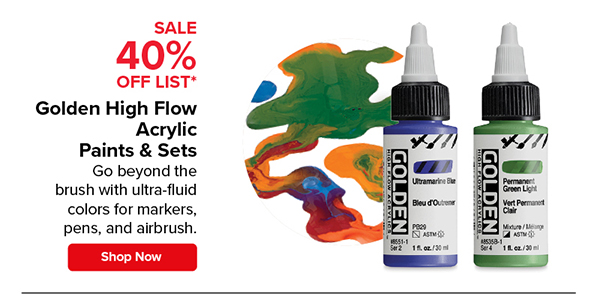 Golden High Flow Acrylic Paints & Sets