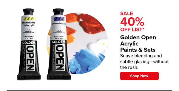 Golden Open Acrylic Paints & Sets