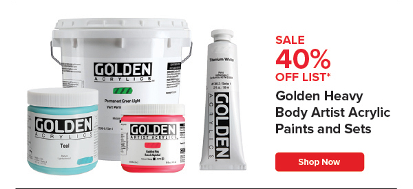 Golden Heavy Body Artist Acrylic Paints and Sets