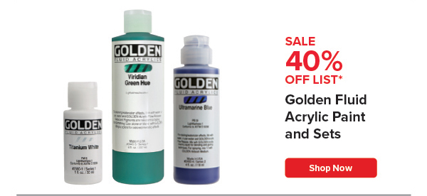 Golden Fluid Acrylic Paint and Sets
