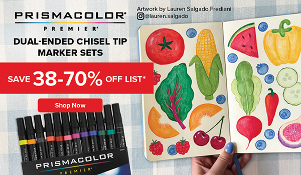 Prismacolor Premier Dual-Ended Chisel Tip Markers and Sets