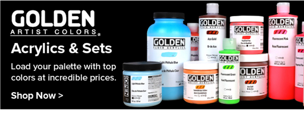 Golden Artist Colors Acrylics & Sets - Shop Now >