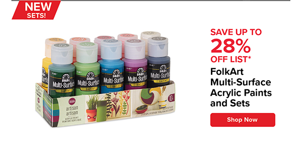 FolkArt Multi-Surface Acrylic Paints and Sets