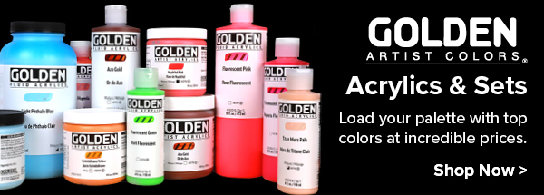 Golden Artist Acrylic Heavy Body Paints and Sets