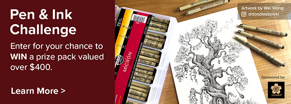 Pen & Ink Challenge - Learn More >