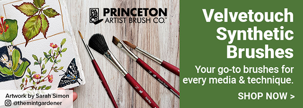 Princeton Velvetouch Synthetic Brushes and Sets