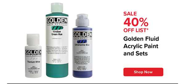 Golden Fluid Acrylic Paint and Sets