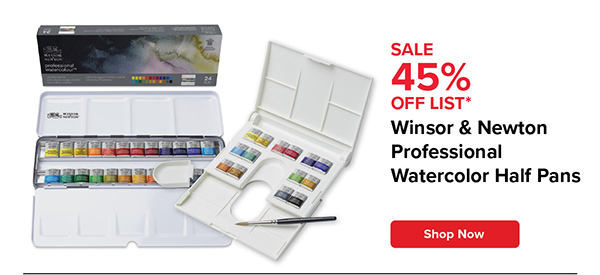 Winsor & Newton Professional Watercolor Half Pans and Sets