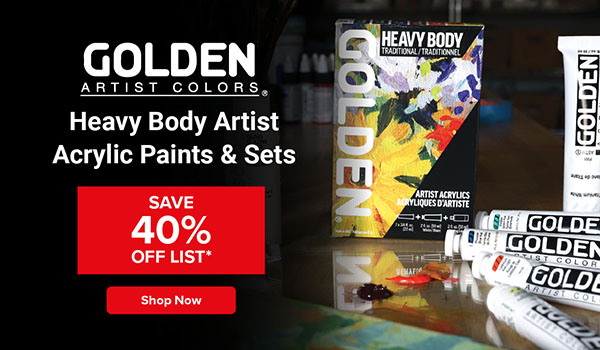 Golden Artist Acrylic Heavy Body Paints and Sets