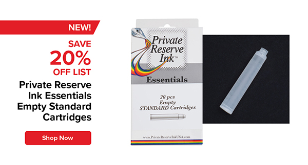 Private Reserve Ink Essentials Empty Standard Cartridges