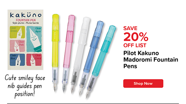 Pilot Kakuno Madoromi Fountain Pens