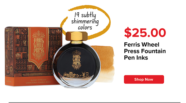 Ferris Wheel Press Fountain Pen Inks