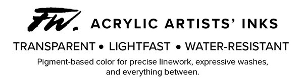 Daler-Rowney FW Acrylic Water-Resistant Artists' Inks & Sets