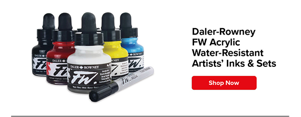 Daler-Rowney FW Acrylic Water-Resistant Artists' Inks & Sets