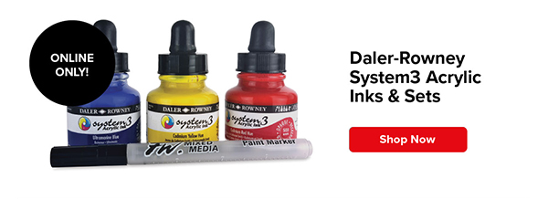 Daler-Rowney System3 Acrylic Inks and Sets