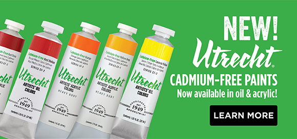NEW! Utrecht Cadmium-Free Paints - now available in oil & acrylic