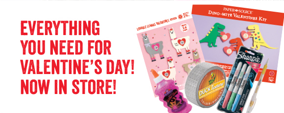 Everything you need for Valentine's Day, now in store!