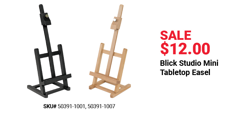 Blick Studio Mini Tabletop Easel Sale $12.00