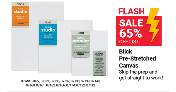 Blick Pre-Stretched Canvas Flash Sale 65% Off List