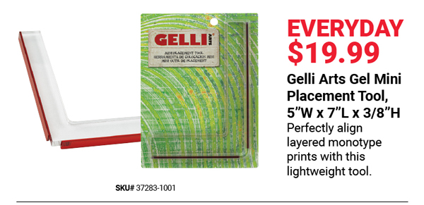 Gelli Arts Gel Mini Placement Tool Everyday $19.99