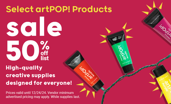 Select artPOP! Products Sale 50% Off List