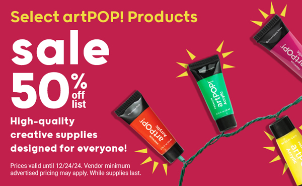 Select artPOP Products Sale 50% Off List