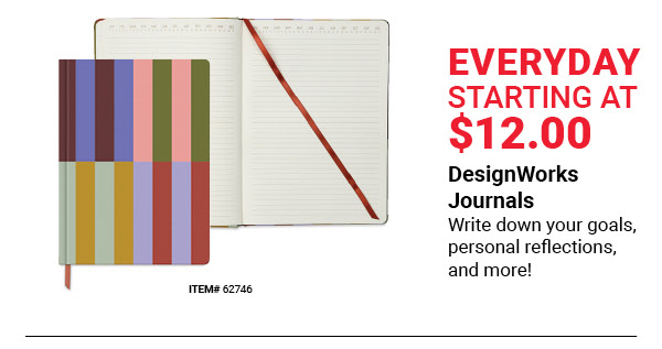 DesignWorks Journals Everyday Starting at $12.00