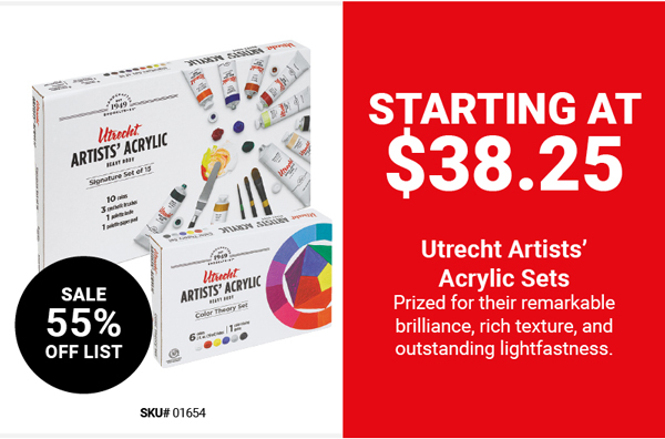 Utrecht Artists' Acrylic Sets Starting at $38.25