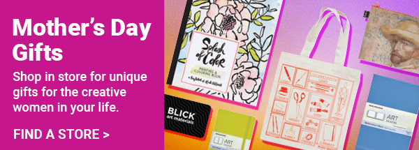 Shop in store for unique gifts for the creative women in your life.