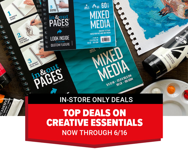 Top Deals on Creative Essentials Now Through 6/16