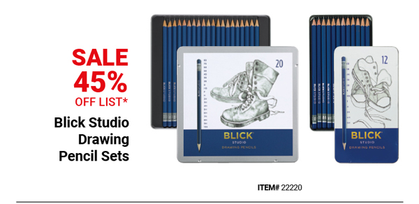 Blick Studio Drawing Pencil Sets Sale 45% Off List*