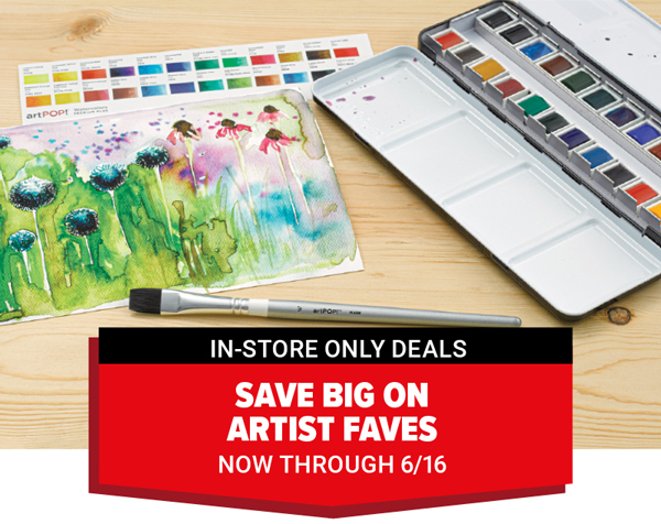 In-Store Only Deals Save Big on Artist Faves Now Through 6/16
