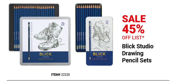 Blick Studio Drawing Pencil Sets Sale 45% Off List*