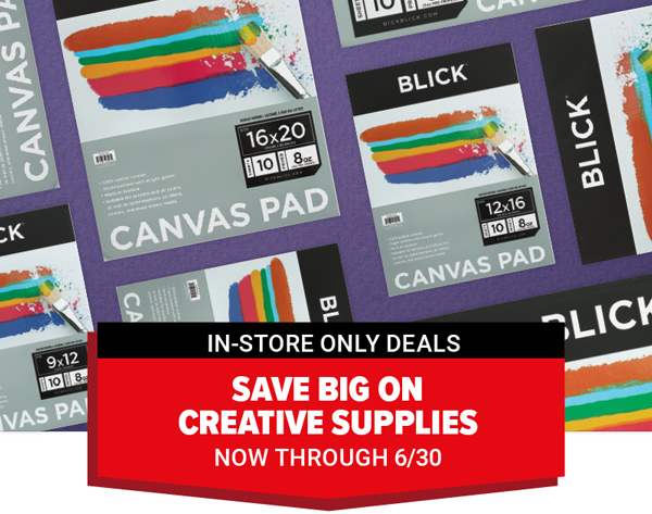Save Big on Creative Supplies Now Through 6/30!