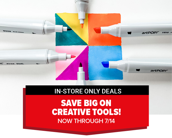 Save big on creative tools now through 7/14!