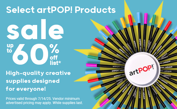 Select artPOP! Products sale up to 60% off list*