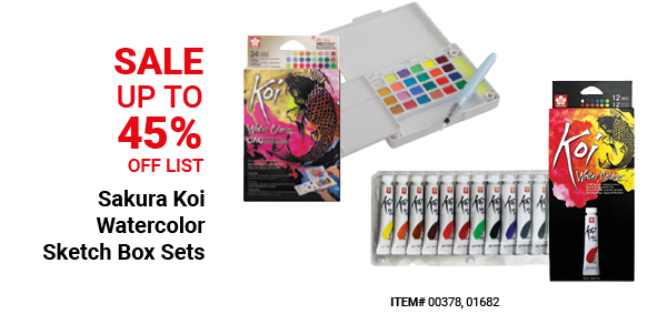 Sakura Koi Watercolor Sketch Box Sets Sale Up to 45% Off List