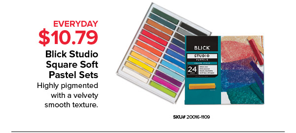 Blick Studio Square Soft Pastel Sets Everyday $10.79