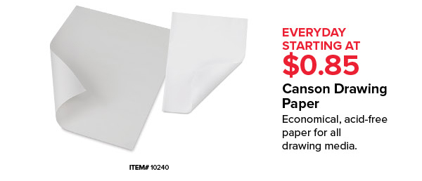 Canson Drawing Paper Everyday Starting at $0.85