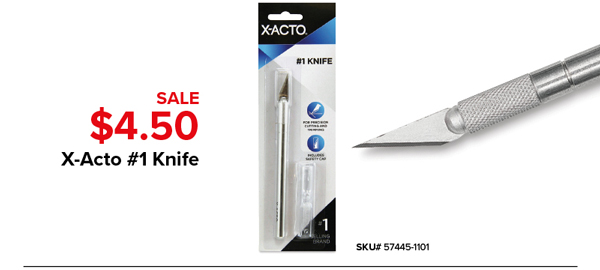 X-Acto #1 Knife Sale $4.50