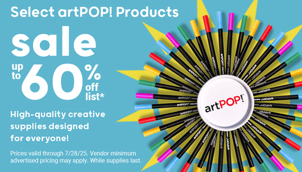 Select artPOP! Products Sale up to 60% Off List*