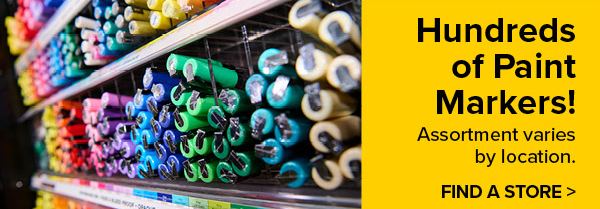Hundreds of Paint Markers!