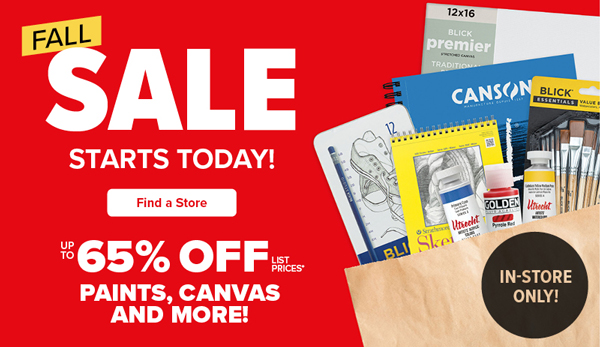 Fall Sale Starts TODAY!