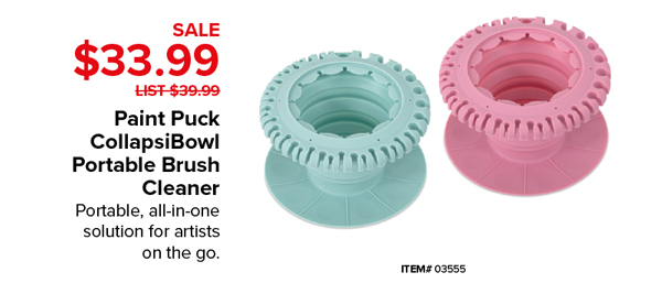 Paint Puck CollapsiBowl Portable Brush Cleaner Sale $33.99