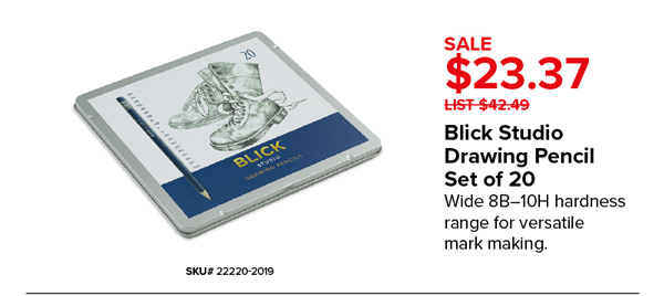 Blick Studio Drawing Pencil Set of 20 Sale $23.37
