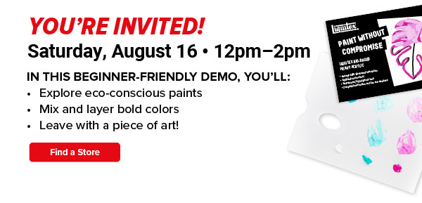 You're INIVTED! Saturday, August 16th 12pm-2pm