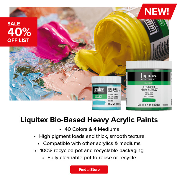 Liquitex Bio-Based Heavy Acrylic Paints Sale 40% Off List