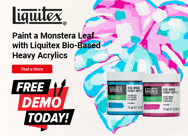 Paint a Monstera Leaf with Liquitex Bio-Based Heavy Acrylics TODAY!